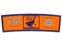 Blue Goose South Carolina Peach Basket Label