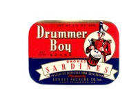 Drummer Boy Maine Sardine Label