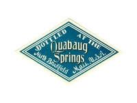 Quabaug Pure Spring Water Label