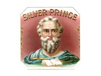 Silver Prince Outer Cigar Box Label