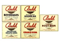 Budd Soda Labels