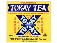 Tokay Tea Label