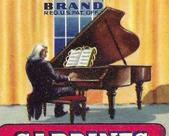 1930 Rondo American Sardines Label