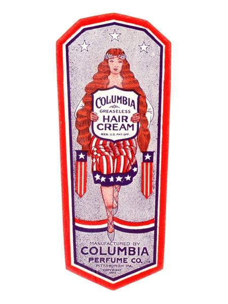 Columbia Hair Cream Beauty Label