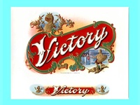 Victory Gladiator Inner Cigar Box label