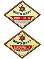 Bud's Best Soda Labels