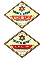 Bud's Best Soda Labels
