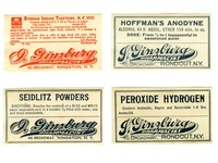 J. Ginzburg Pharmacy Labels