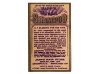 Japp's Wonder Shampoo Label