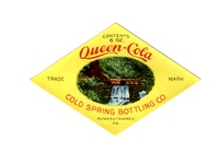 Queen Cola Vintage Soda Label