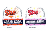 She Pixie Soda Labels