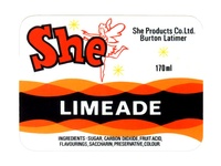 She Limeade Soda Label