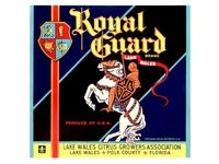 Royal Guard Citrus Crate Label