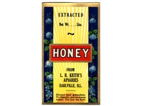 Keith's Extracted Honey Label
