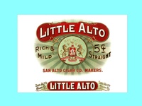 Little Alto Cigar Label