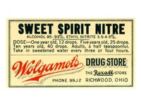 Sweet Spirit Nitre Label