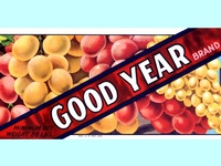 Good Year Grape Label