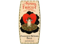 Agua Fricot Vintage Cosmetic Label