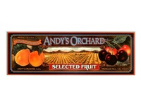 Andy's Orchard California Fruit Label