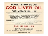 Cod Liver Oil Label