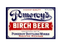 Pomeroy's Birch Beer Soda Label