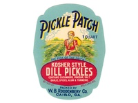 Pickle Patch Georgia Dill Pickles Label