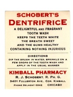 Schobert's Dentifrice