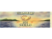 Tillamook Bay Cut Oyster can label