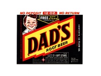 Dad's Root Beer Label