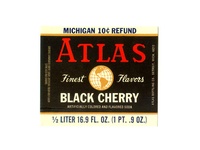 Atlas Black Cherry Soda Label