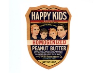 Happy Kids Georgia Peanut Butter Shield Label