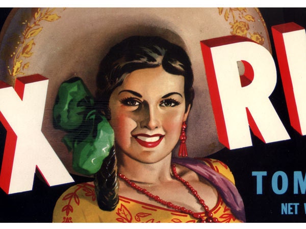 Tex Rio Texas Tomato Crate Label