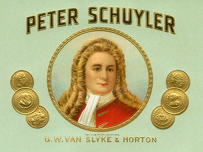 Peter Schuyler Outer Cigar label
