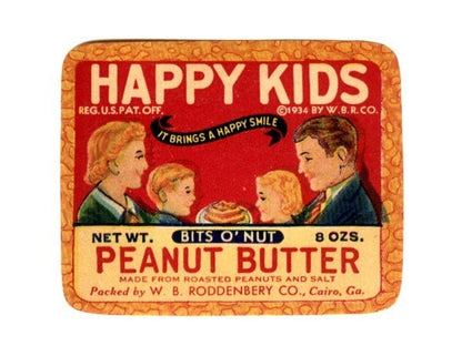 Georgia Peanut Butter Labels
