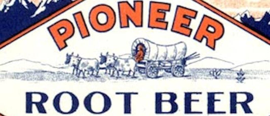 Pioneer Root Beer Soda Label