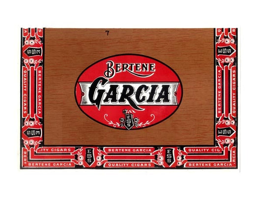 Bertene Garcia Top Outer Cigar Box Label