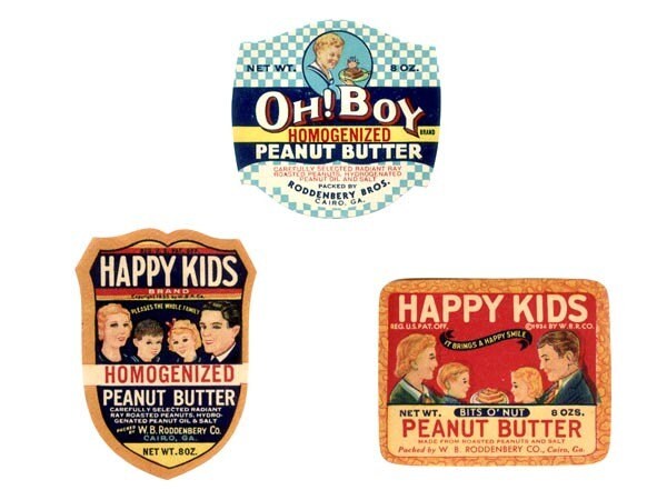 Georgia Peanut Butter Labels