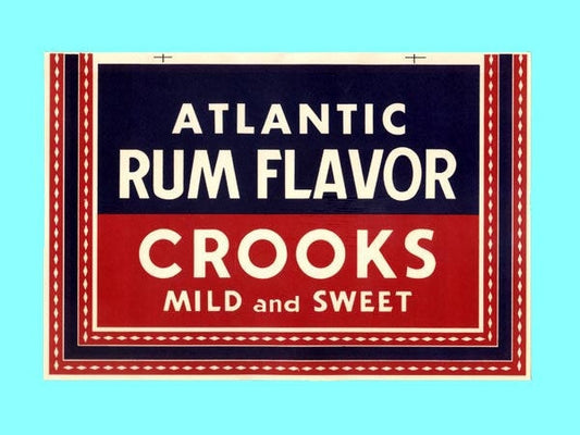 Atlantic Rum Flavor Crooks Inner Cigar label
