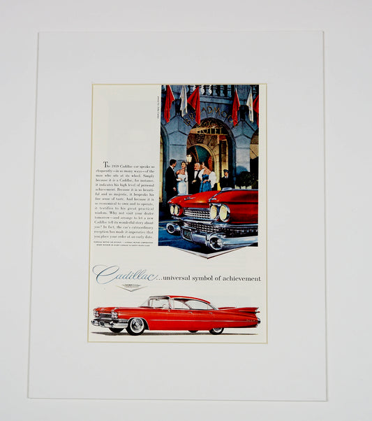 Cadillac Ad – 1959