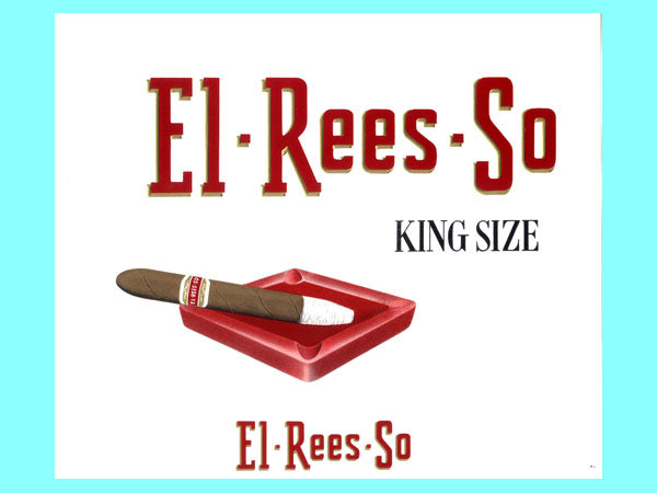 El-Rees-So Inner Cigar Box Label