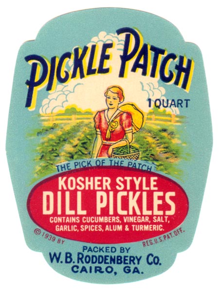 Georgia Pickle Labels