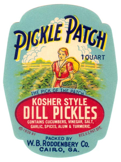 Georgia Pickle Labels