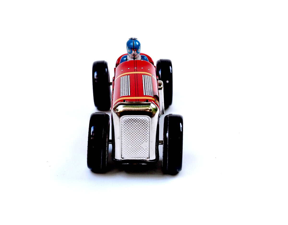 Red Racer #8 Tin Toy