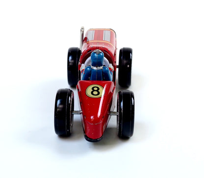 Red Racer #8 Tin Toy