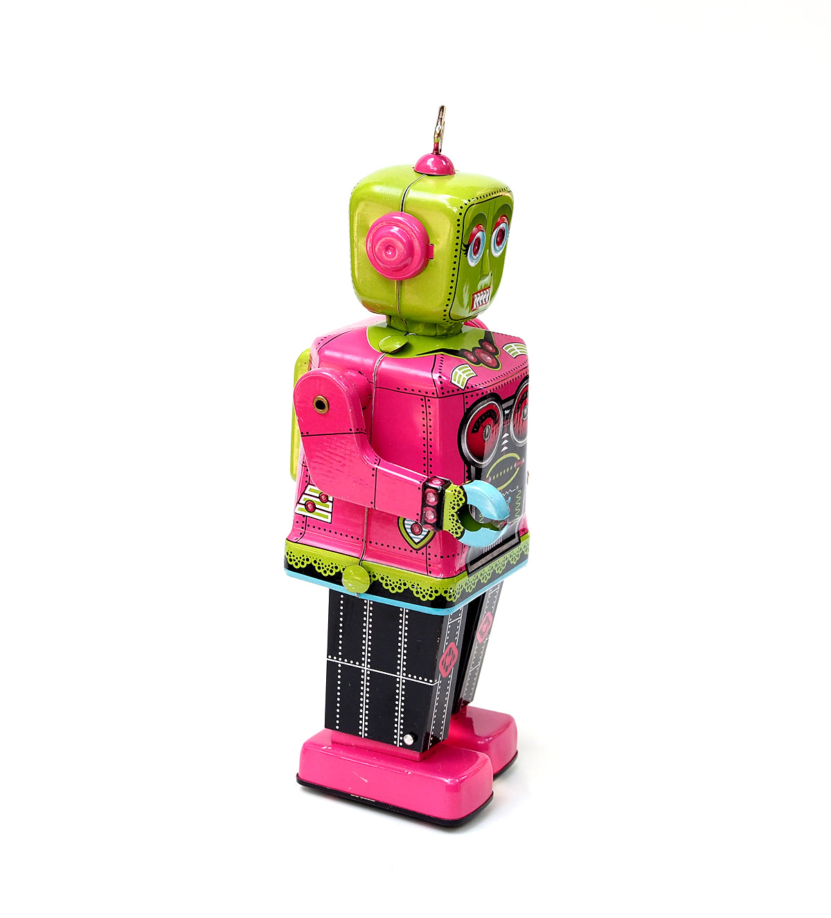 Roberta Wind-up Walking Tin Robot