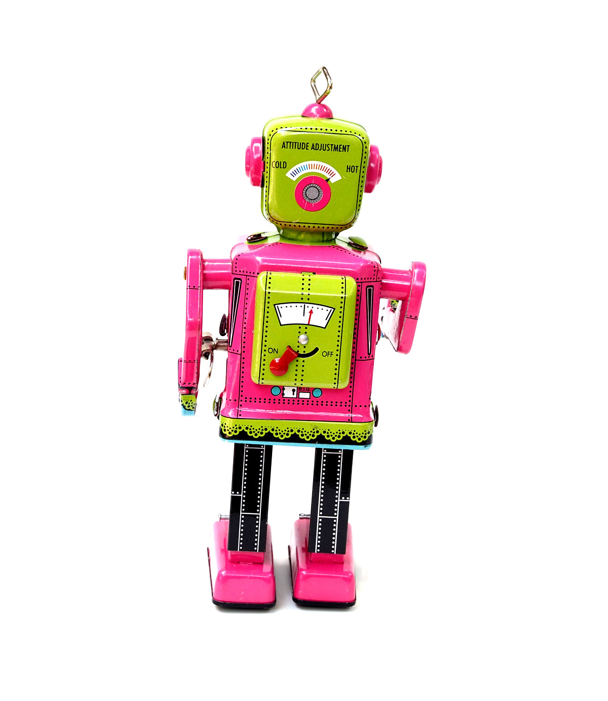 Roberta Wind-up Walking Tin Robot