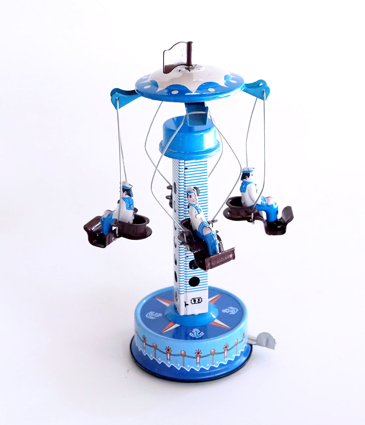 Sailors Navy Pier Carousel Ride Tin Toy