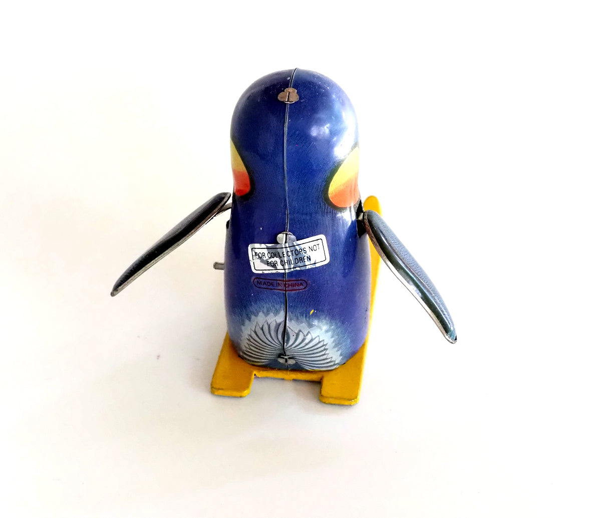 Skiing Tin Penguin Toy