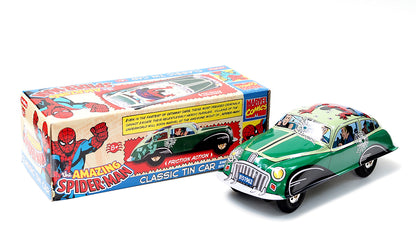 Amazing Spiderman Tin Friction Car