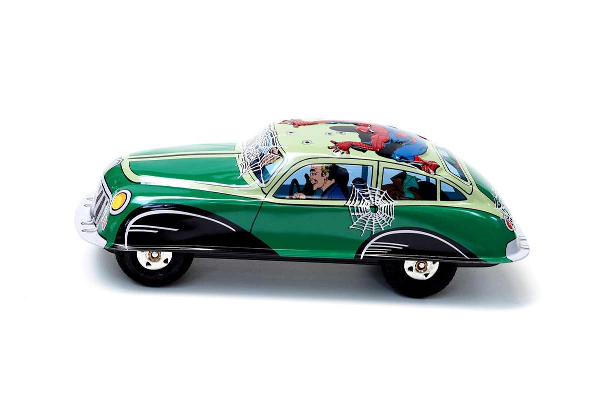 Amazing Spiderman Tin Friction Car